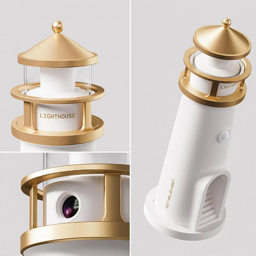 Lampara Faro, proyector de luna y parlante Todo en 1!