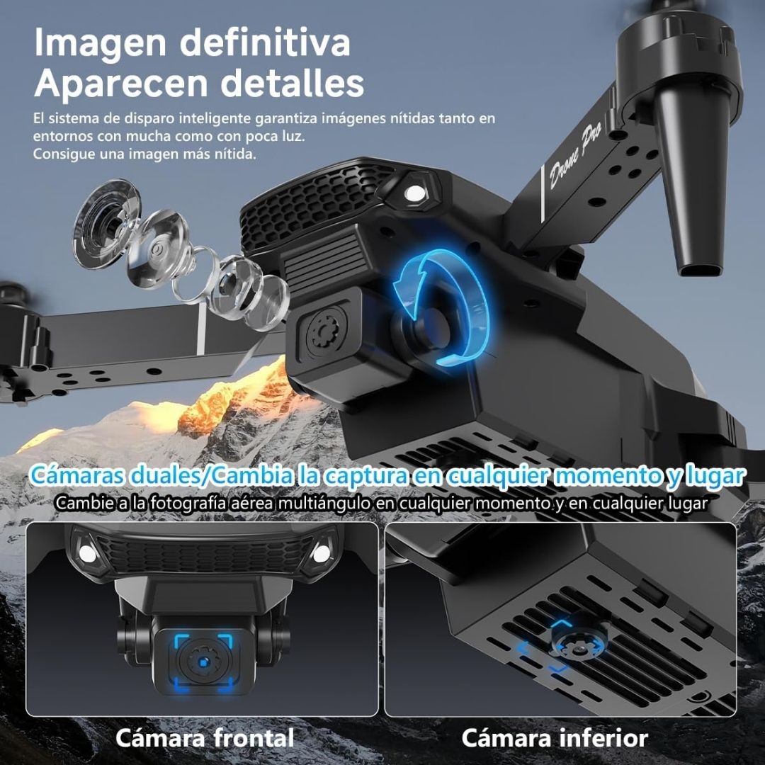 DRONE E88 PRO MAX CON PANTALLA INTEGRADA