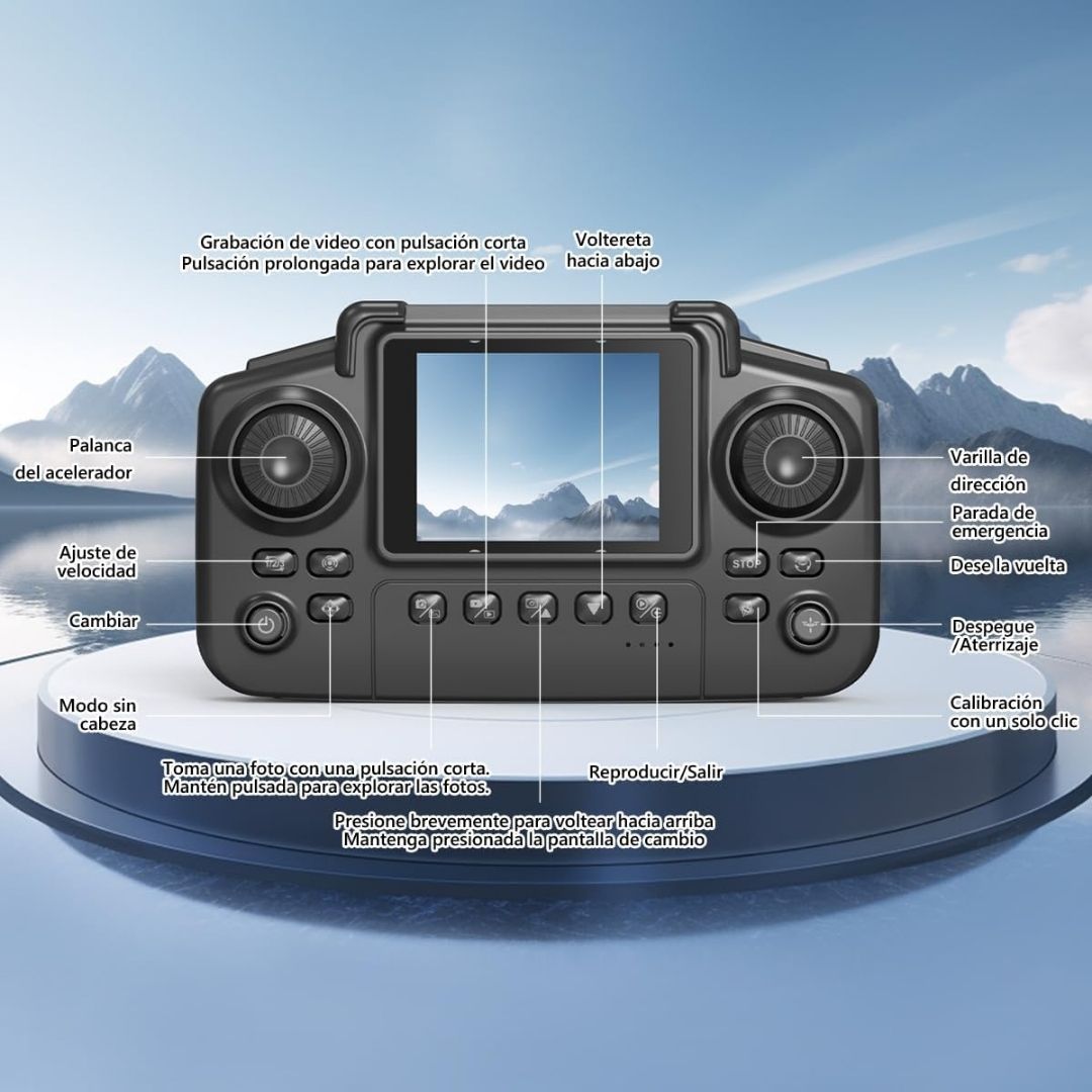 DRONE E88 PRO MAX CON PANTALLA INTEGRADA