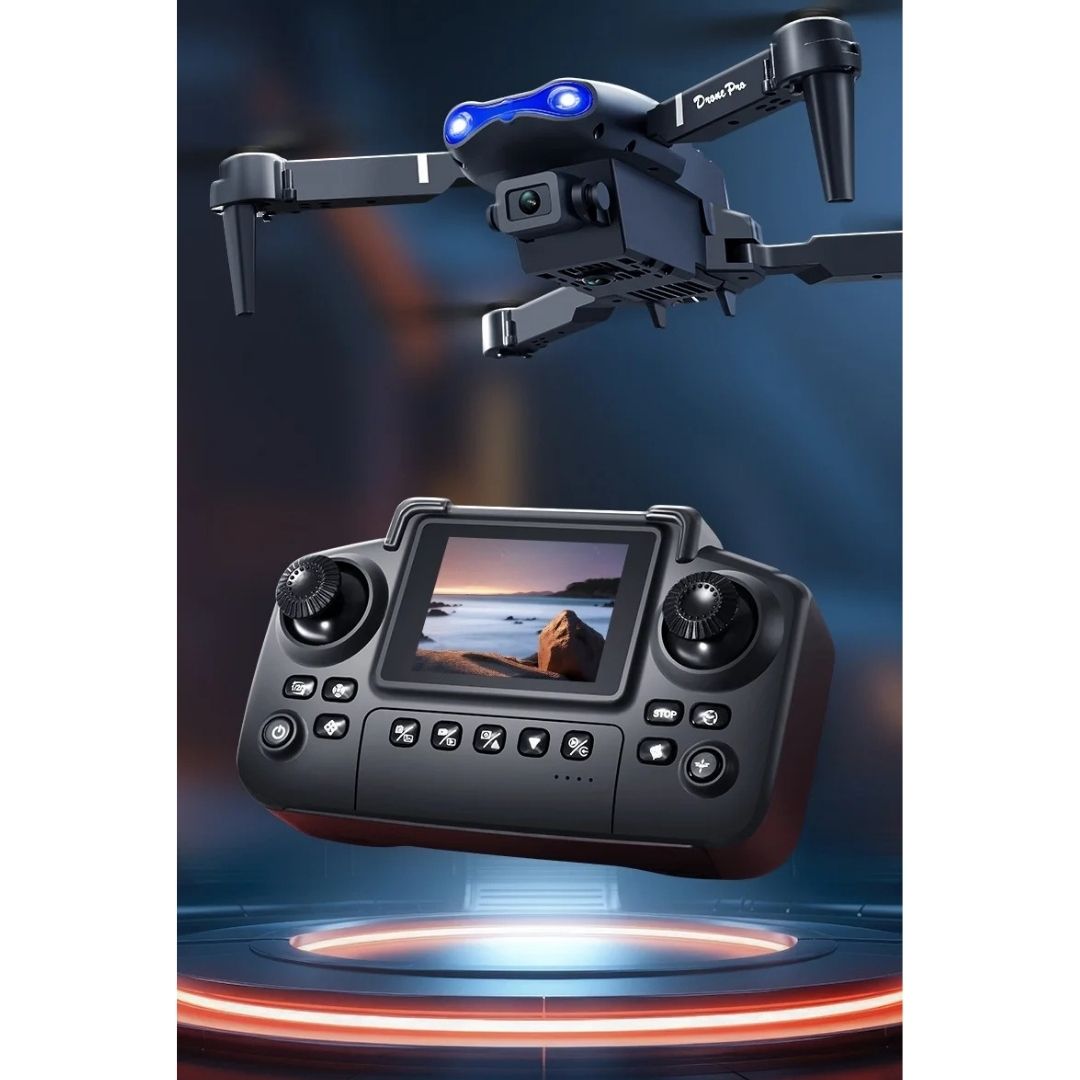 DRONE E88 PRO MAX CON PANTALLA INTEGRADA