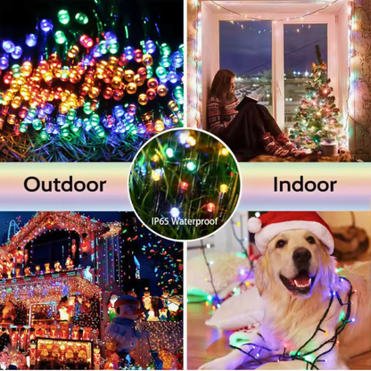 Luces de Navidad Energía Solar Eco 200 Led (20 Metros)