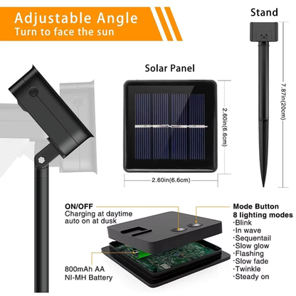 Luces de Navidad Energía Solar Eco 200 Led (20 Metros)