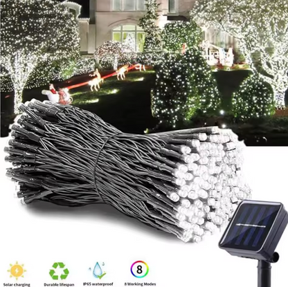 Luces de Navidad Energía Solar Eco 200 Led (20 Metros)